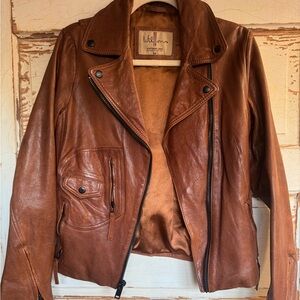 Wilson’s Vintage Cognac Leather Jacket
